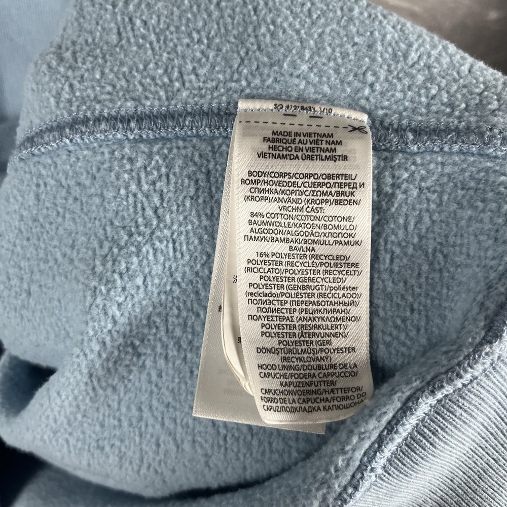 Polo Ralph Lauren Women's Blue Polo Bear Fleece Hoodie XXL -Flaws - Picture 4 of 8